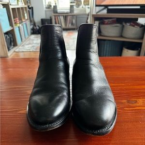 Black Thursday “cavalier” Chelsea boots
